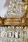 French Hollywood Regency Brass, Crystal and Gilt Wall Lights, 1940s, Set of 4, Image 13