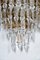 French Hollywood Regency Brass, Crystal and Gilt Wall Lights, 1940s, Set of 4 19