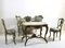 Venetian Art Nouveau Table, Settee & Chairs, Set of 4 1