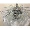 Italian Murano Glass and Chrome Sputnik Chandelier by Simoeng 4