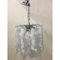 Italian Murano Glass and Chrome Sputnik Chandelier by Simoeng 1