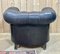 Fauteuils Chesterfield en Cuir Noir de Poltrona Frau, Italie, 1950s, Set de 2 12