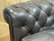 Italian Black Leather Chesterfield Armchairs from Poltrona Frau, 1950s, Set of 2, Image 15