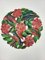 Enamel Wall Decoration Plate with Flowers by Carlo Charlie, 1960s, Image 1