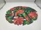 Enamel Wall Decoration Plate with Flowers by Carlo Charlie, 1960s 2