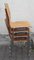 Verchromte Vintage Stapelstühle aus Stahlrohr mit Sitz und Rückenlehne aus Gelbbraunem Buchensperrholz, 1970er, 4 . Set 9