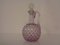 Italian Pink Bubble Glass Decanter with Stopper, 1960s 3