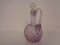Italian Pink Bubble Glass Decanter with Stopper, 1960s 5