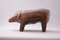 Vintage Leather Pig Stool by Valenti, 1970s 5