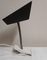 Lampada da tavolo Mid-Century regolabile con base bianca a morsetto, braccio a spirale regolabile e riflettore grigio, anni '60, Immagine 2