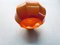 Hanging Lamp in Orange Plastic with a Marble Effect from Ilka-Plast, 1970s 6