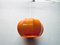 Lampada a sospensione in plastica arancione con effetto marmo di Ilka-Plast, anni '70, Immagine 2