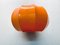 Lámpara colgante de plástico naranja con efecto de mármol de Ilka-Plast, años 70, Imagen 7
