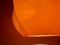 Lampada a sospensione in plastica arancione con effetto marmo di Ilka-Plast, anni '70, Immagine 20