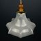 Murano Glass Flower Pendant Lamp, Italy, 1970s 3