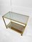 Mid-Century Side Table in Brass, Belgium, 1970s, Image 6