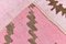 Large Dusty Pink & Brown Hemp Rug, Image 17