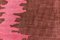 Alfombra de cáñamo rosa y marrón, Imagen 9