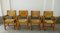 Armchairs in Pine by Tage Poulsen, 1970s, Set of 4 1