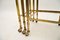 Vintage French Brass and Onyx Nesting Tables, 1930, Set of 3 8