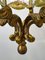 Lámpara colgante con farol estilo Imperio de bronce, Francia, años 40, Imagen 11