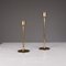 Vintage Brass Candleholders, Set of 2 1