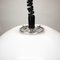 Weiße italienische Space Age Deckenlampe Cabras aus Kunststoff von Harvey Guzzini für Meblo 4