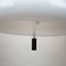 Weiße italienische Space Age Deckenlampe Cabras aus Kunststoff von Harvey Guzzini für Meblo 6