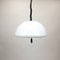 White Italian Space Age Ceiling Lamp Cabras Made of Plastic by Harvey Guzzini for Meblo 1