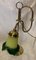 Vintage Tischlampe aus Messing & Muranoglas, 1920er 2