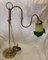 Lámpara de mesa vintage de latón y cristal de Murano, años 20, Imagen 5