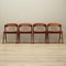 Danish Teak Dining Chairs from Korup Stolefabrik, 1970s, Set of 4 1