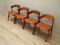 Dänische Esszimmerstühle aus Teak von Korup Stolefabrik, 1970er, 4er Set 3