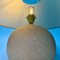 Classic Salmon Pink Ceramic Table Lamp with Large Conic Shade, 1980s 5