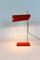 Lámpara de mesa roja de Josef Hurka para Lidokov, años 70, Imagen 1