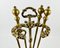 Vintage Baroque Style Bronze Fireplace Tools, France, 1950s, Set of 4, Image 2
