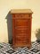 Bedside Table with 1 Drawer and 1 Fake Drawer Cupboard, 1850s, Image 1