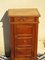 Bedside Table with 1 Drawer and 1 Fake Drawer Cupboard, 1850s, Image 3