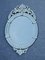 Espejo veneciano grande en forma de medallón del siglo XIX, Imagen 1