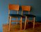 Danish Teak Dining Chairs in Petrol Blue-Green, 1960s, Set of 2 8