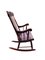 Mid-Century Windsor Style Rocking Chair in Red Mahogany, Image 8