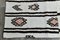 Vintage Turkish Striped Hemp Rug 10