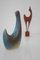 Escultura de pájaro de cerámica atribuida a Borge Jorgensen para Söholm, Dinamarca, años 60, Imagen 2