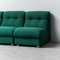 Modulares 3-Sitzer Sofa aus Grünem Stoff, 1970er, 3er Set 5