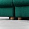 Modulares 3-Sitzer Sofa aus Grünem Stoff, 1970er, 3er Set 9