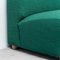 Modular 3-Seater Sofa in Green Fabric, 1970s, Set of 3 10