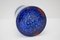 Jarrón de vidrio azul atribuido a Frantisek Koudelka para Prachen Glass Works, ex Checoslovaquia, años 60, Imagen 3