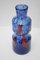 Blue Glass Art Vase attributed to Frantisek Koudelka for Prachen Glass Works, Former Czechoslovakia, 1960s 9