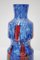 Blue Glass Art Vase attributed to Frantisek Koudelka for Prachen Glass Works, Former Czechoslovakia, 1960s 2
