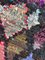 Marokkanischer Multicolor Boucherouite Berber Fluoreszierender Teppich aus Baumwolle, 1980er 4